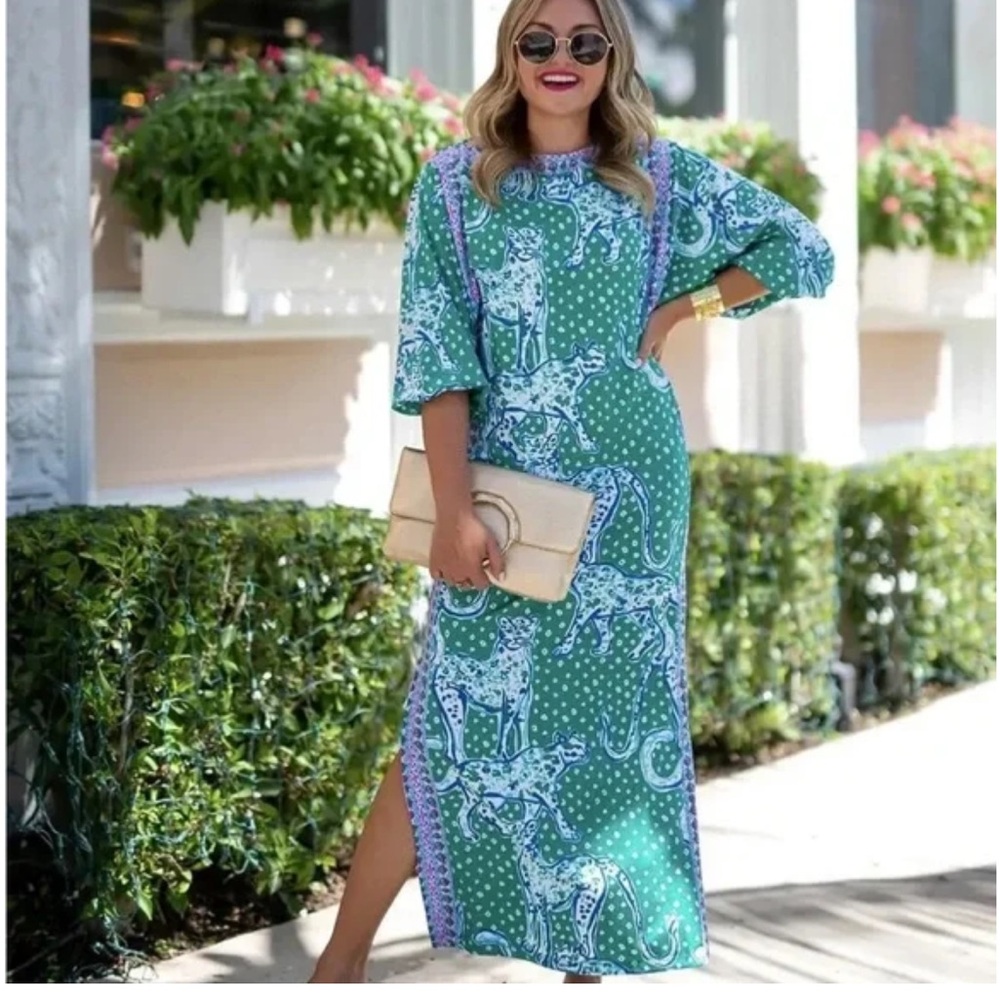 NWT LILY PULITZER SILVA MAXI DRESS- ON THE PROWL